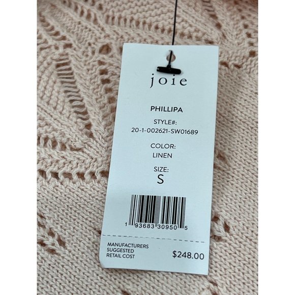 NWT Joie Women's Size S PHILLIPA Pointelle Knit Sweater MSRP $248 - Picture 11 of 12
